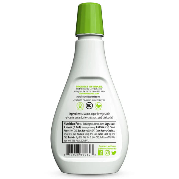 Stevita Organic Stevia Liquid Extract (3.3oz)