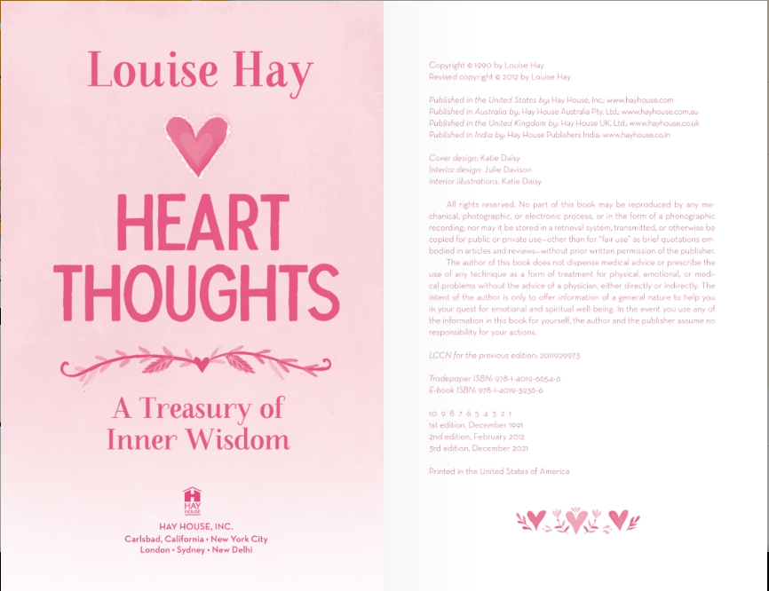Louise Hay Heart Thoughts