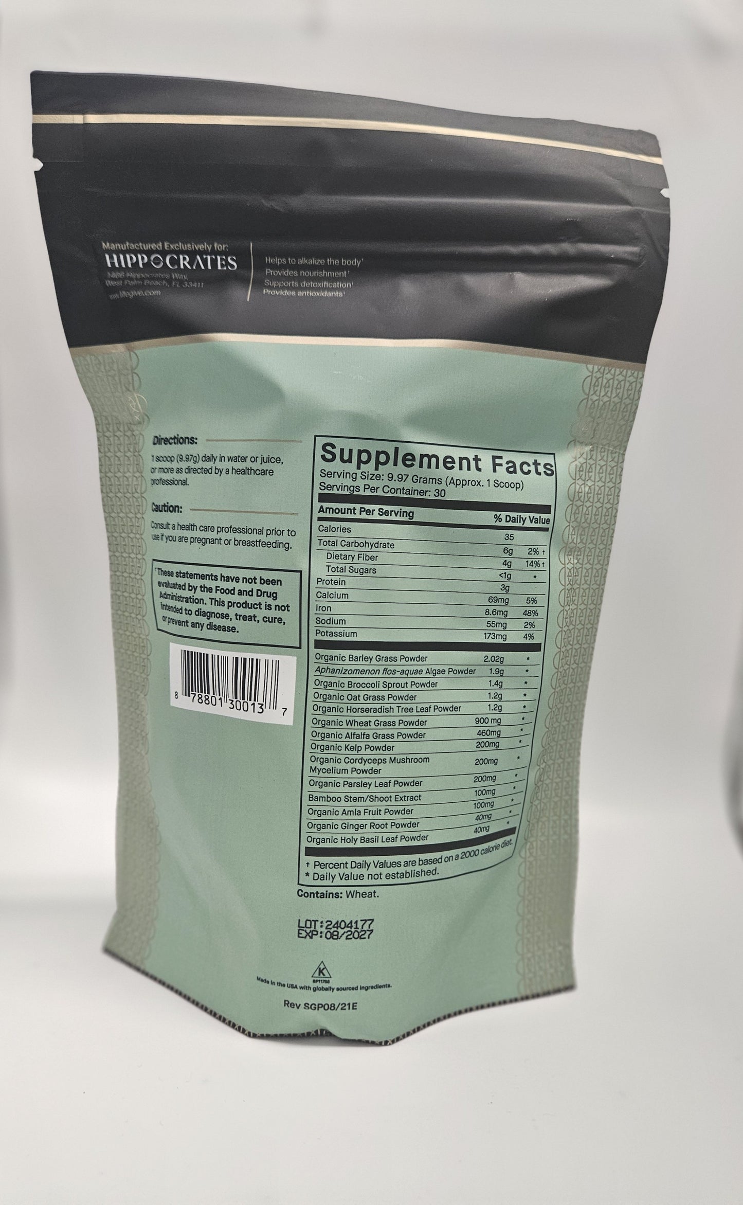 Supergreens Powder 10.55oz./299.1g