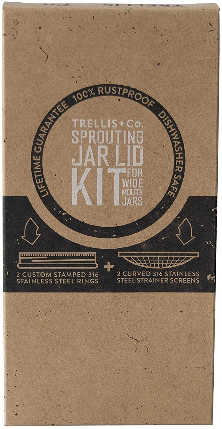 Sprouting Jar Lid Kit Stainless Steel
