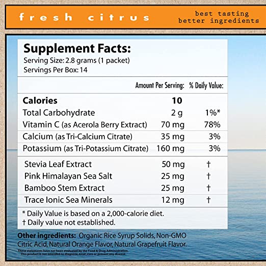 Superieur Electrolytes - Fresh Citrus, Various Sizes