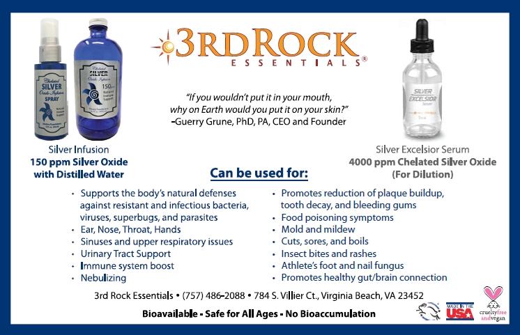 Chelated Silver , 150 ppm , 16 oz