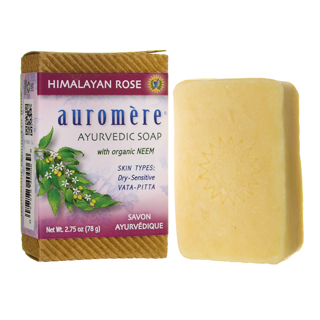 Auromere Himalayan Rose Soap #AU0068