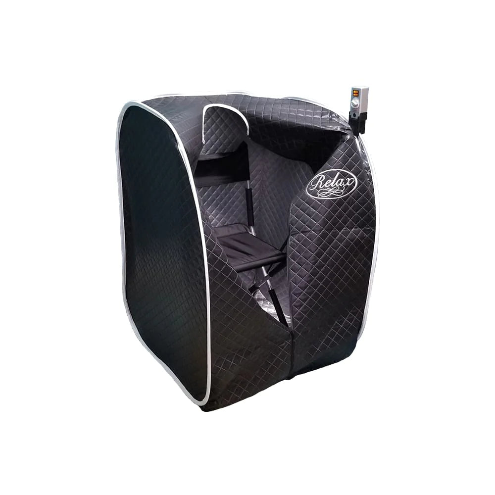 sauna tent infrared The Relax Portable Far Infrared Sauna, Black Tent – Hippocrates Wellness