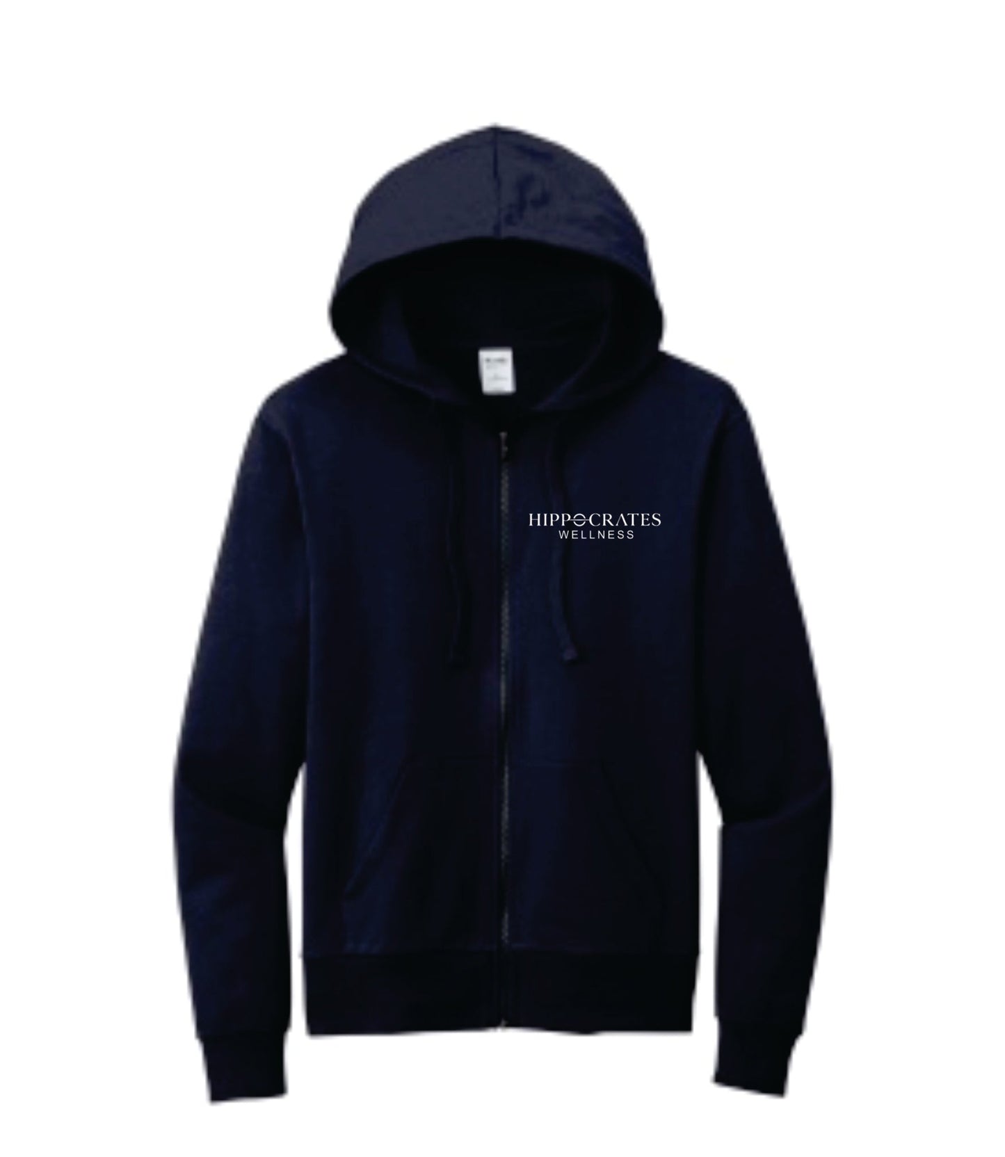 Hippocrates Zip Up Sweatshirt, Navy
