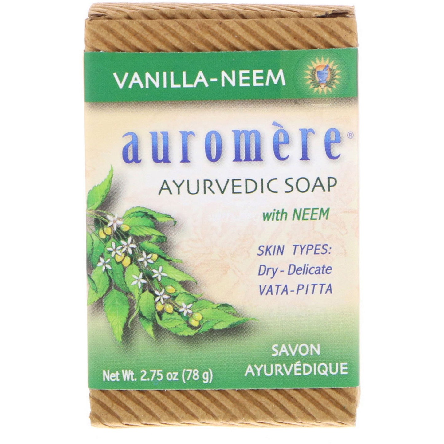 Auromere Vanilla-Neem Soap #AU0070