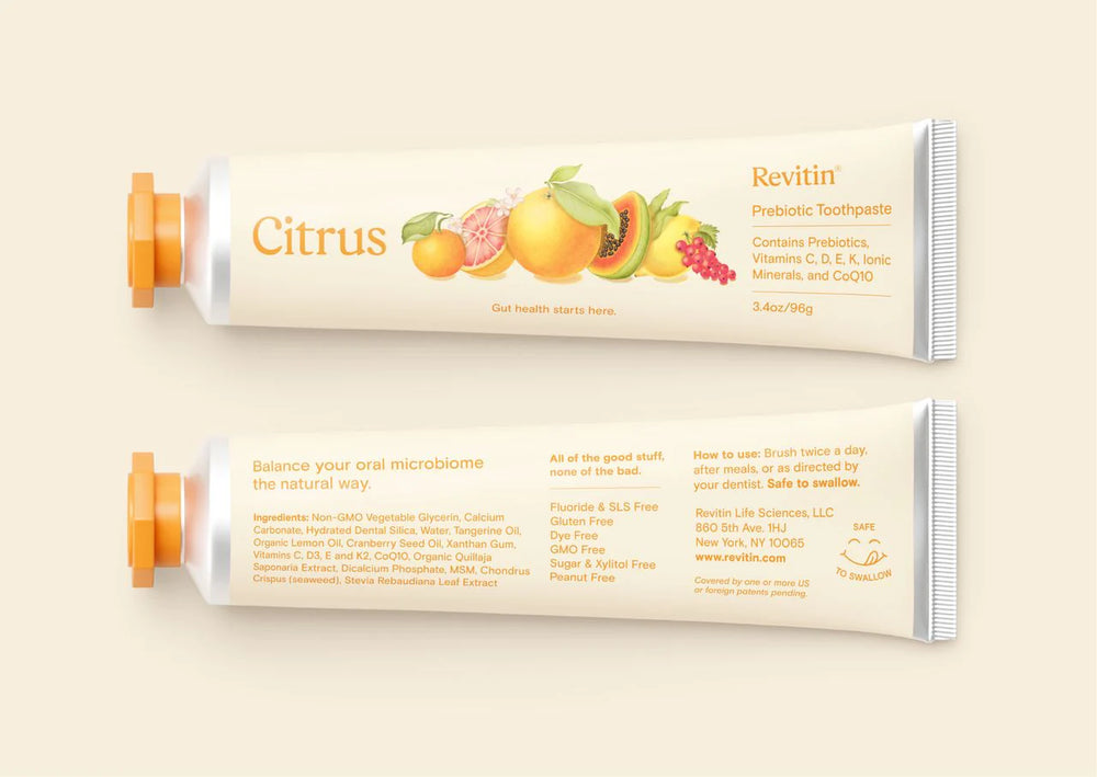Revitin Natural Toothpaste Citrus 3.4 OZ