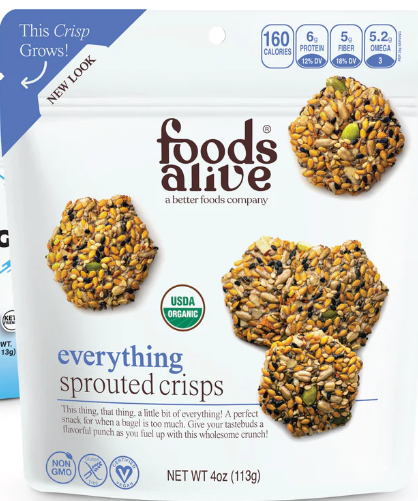 
                  
                    Foods Alive Organic Everything Sprouted Crisps 4oz.
                  
                