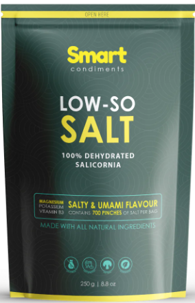 
                  
                    Dehydrated Saliconia Low Sodium Green Salt 8.8oz., 250g
                  
                