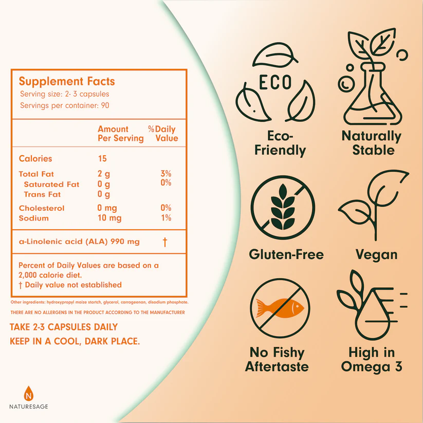 
                  
                    Naturesage caps Omega-3 pure 90 capsules
                  
                