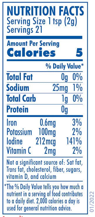 
                  
                    Maine Coast Dulse Granules w/Garlic (1.5oz/43g)
                  
                