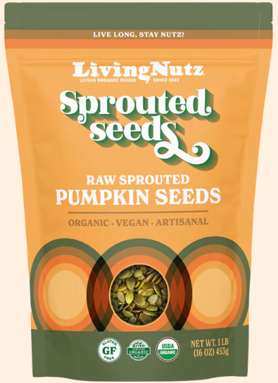 Living Nutz - Organic Sprouted Pumpkin Seeds 16oz.
