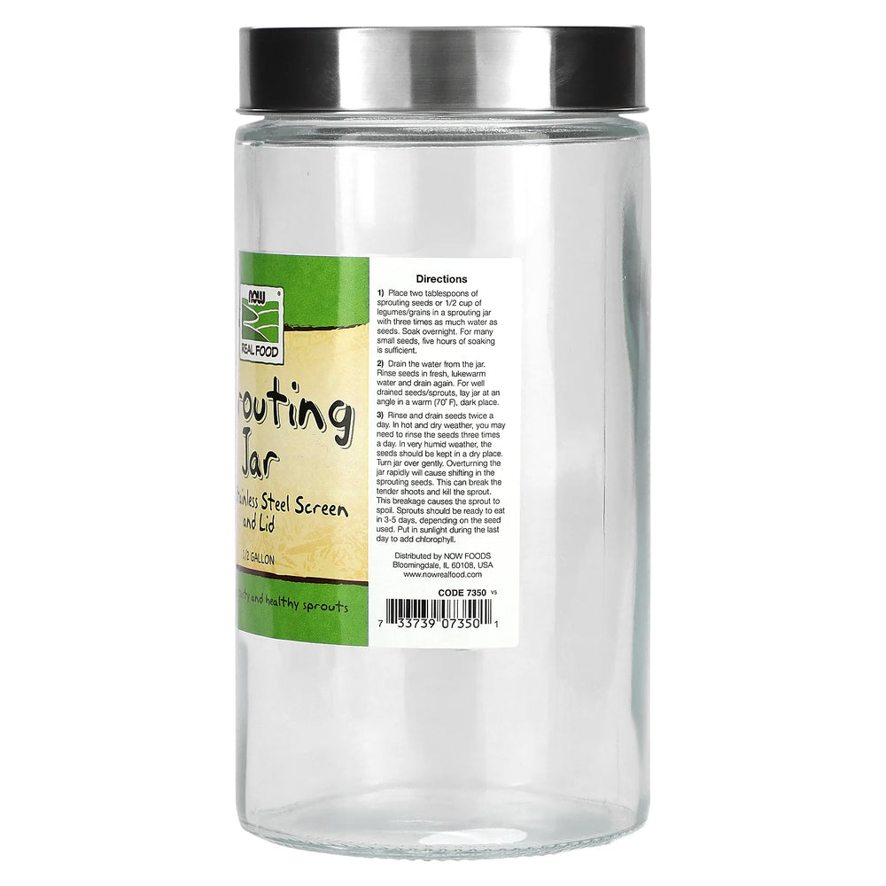 
                  
                    Sprouting Jar, Stainless Steel Top
                  
                