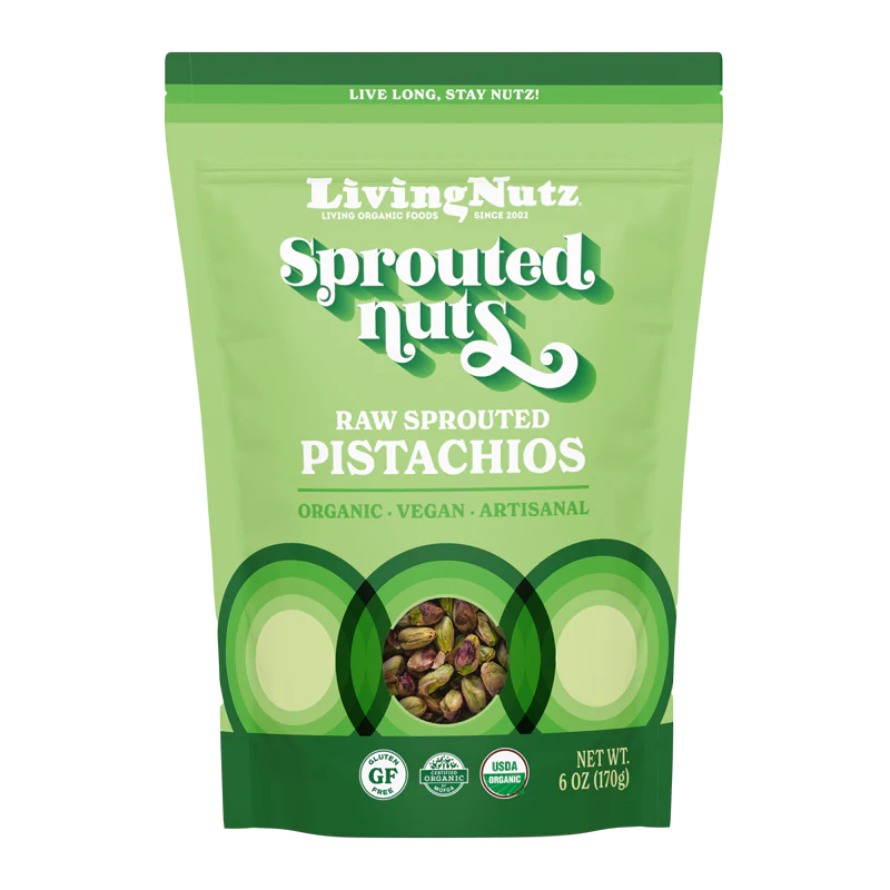 Living Nutz - Organic Sprouted Pistachios (6oz)