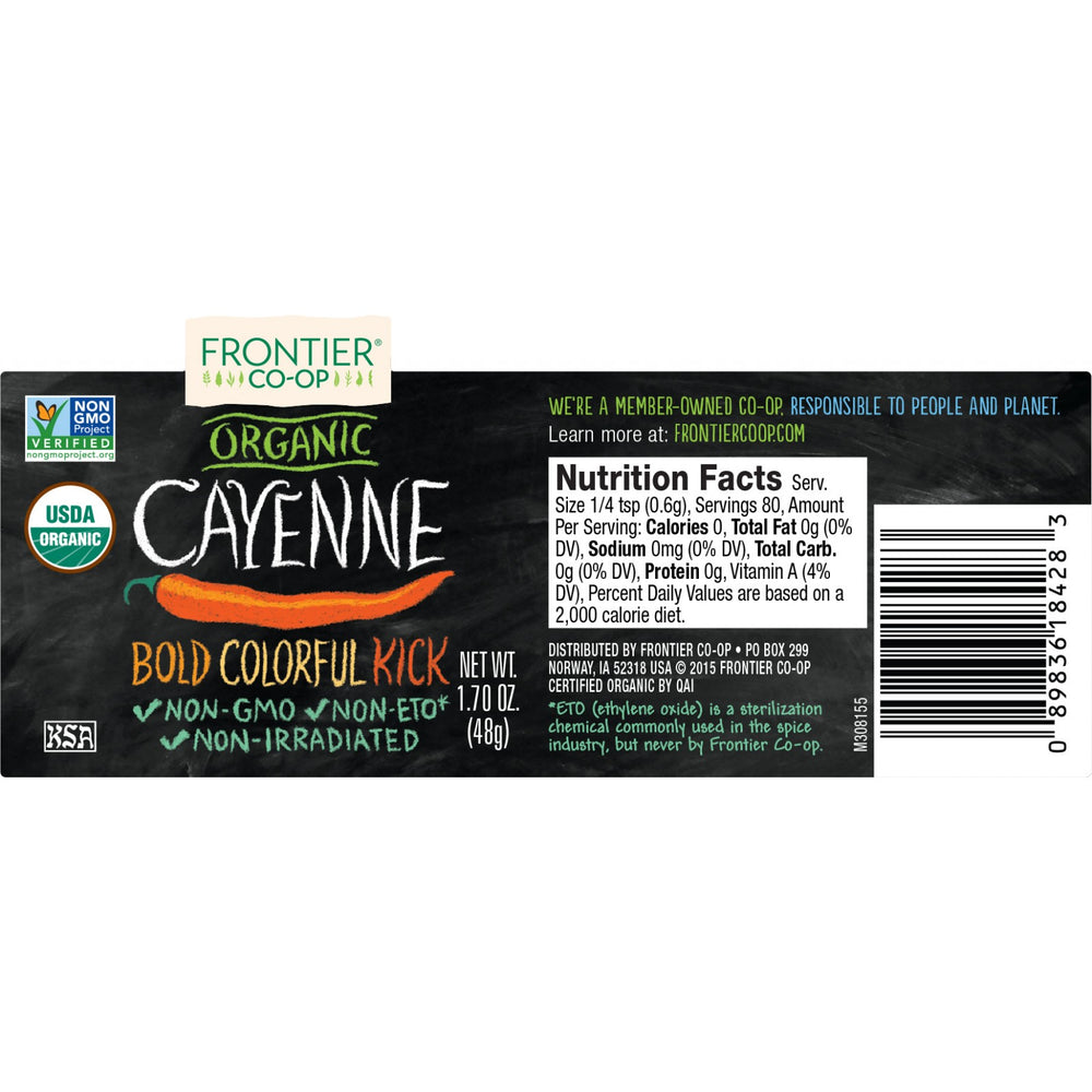 
                  
                    Frontier Organic Ground Cayenne (1.70oz/48g)
                  
                