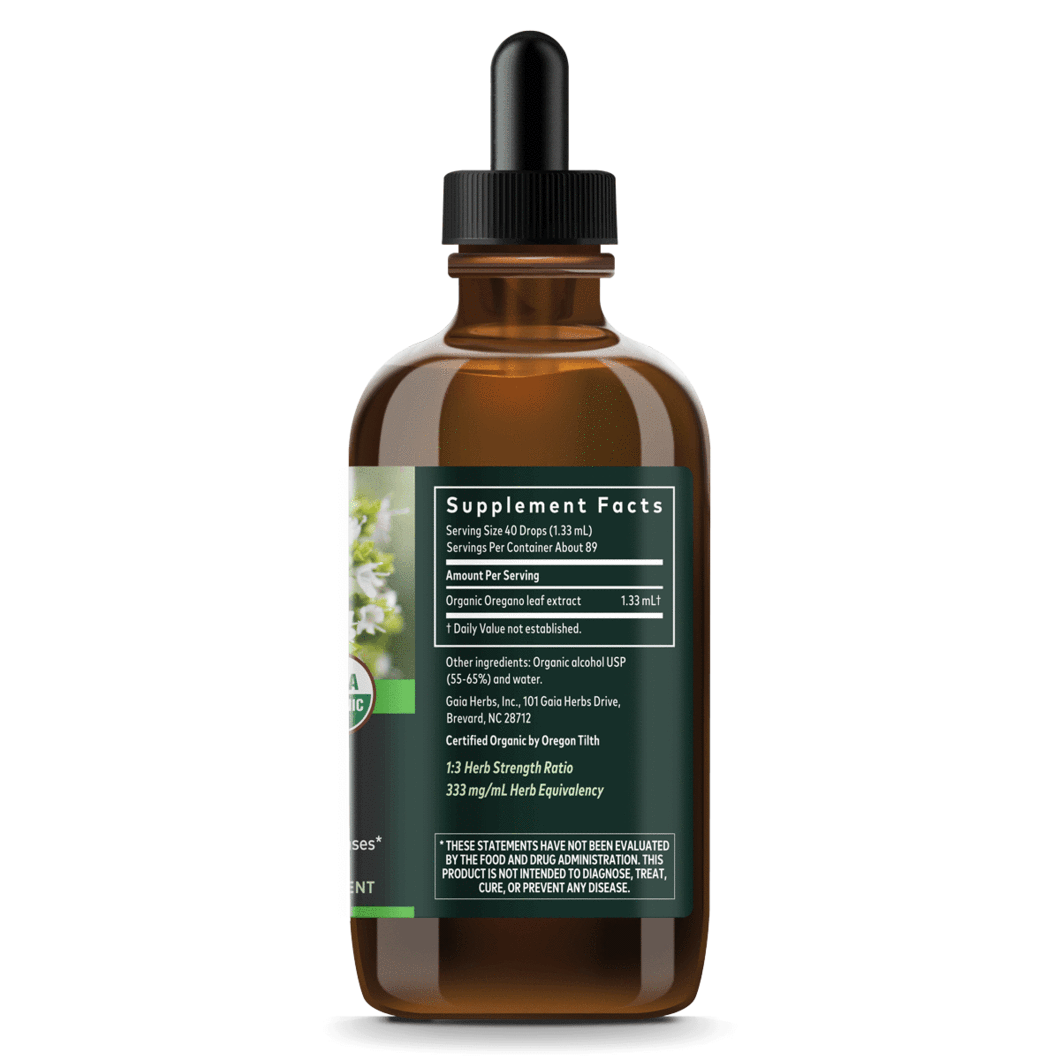 Gaia Organics Oregano Leaf Oil (1 fl oz)