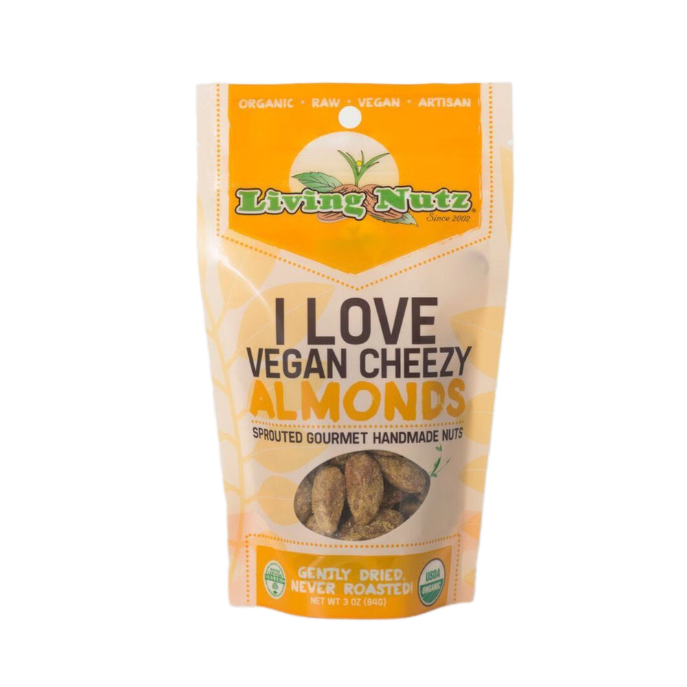 Living Nutz - I Love Vegan Cheezy Organic Almonds (3oz)