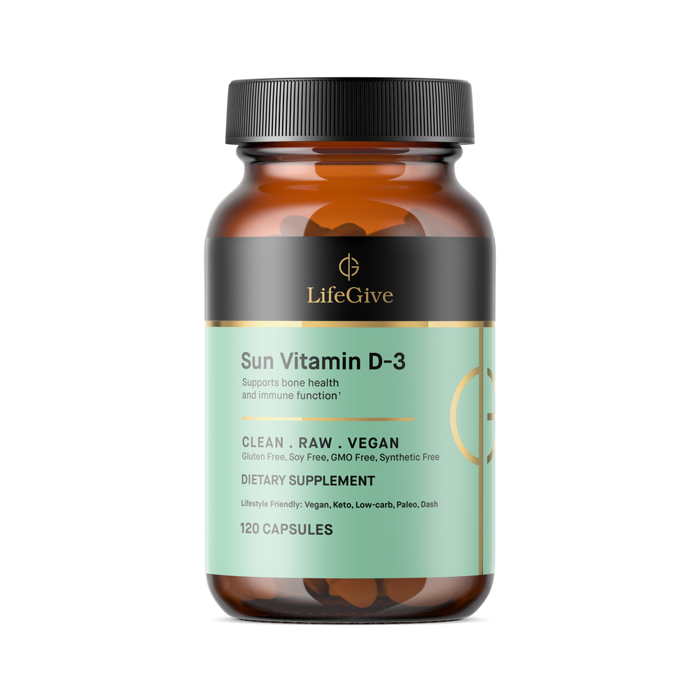 Sun Vitamin D-3 capsules - Vegan