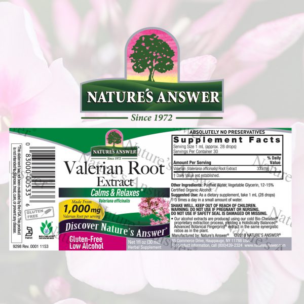 
                  
                    Nature's Answer Valerian
                  
                