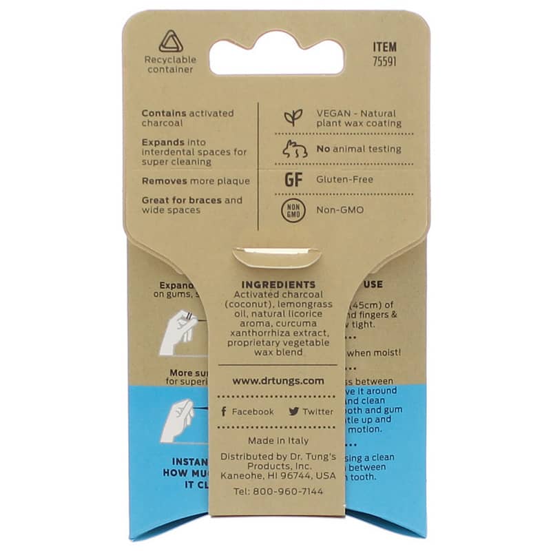 
                  
                    Dr. Tung's Floss - Charcoal
                  
                